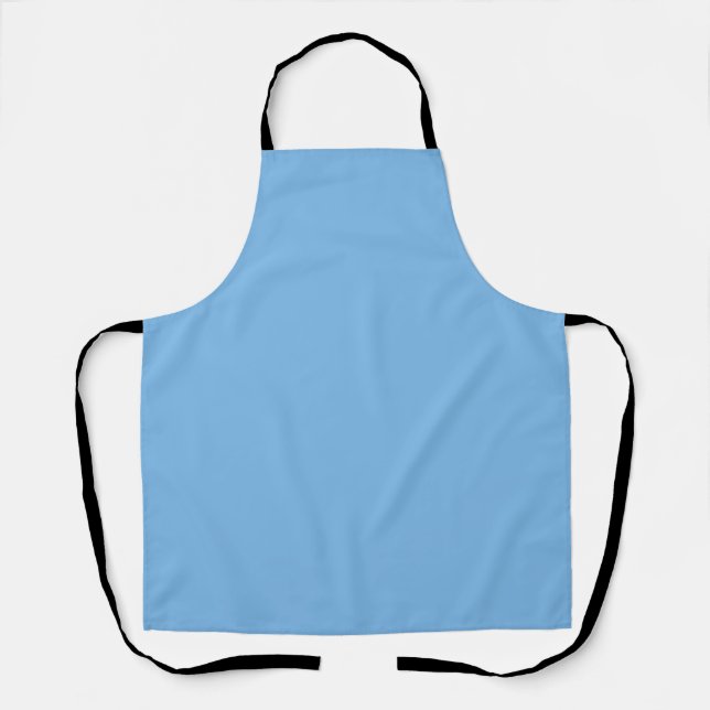  Sky Blue (solid colour) Aero  Apron (Front)
