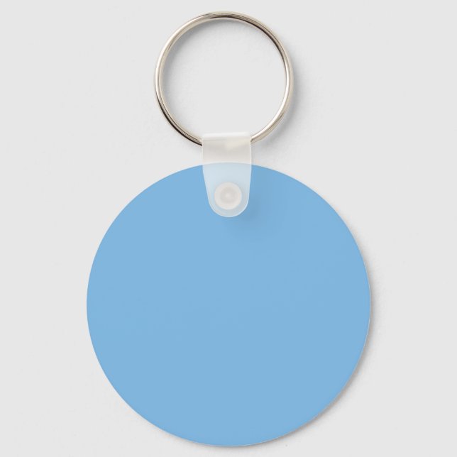Sky Blue (solid colour) Aero  Keychain (Front)