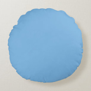Sky Blue (solid colour) Aero  Round Pillow