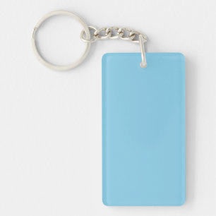 Sky Blue Solid Colour Keychain
