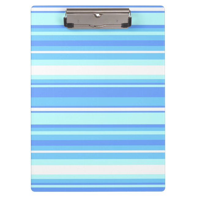 Sky blue stripes clipboard (Front)