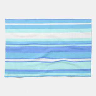 Sky blue stripes kitchen towel