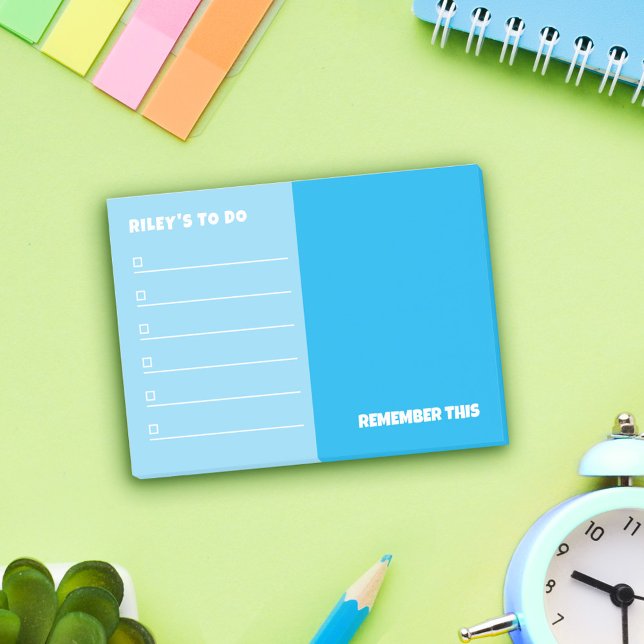 Sky Blue To Do & Remember Notes (Creator Uploaded)