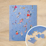 Sky Blue | Wassily Kandinsky Jigsaw Puzzle<br><div class="desc">Fine art painting titled Sky Blue (Bleu de Ciel) by Russian artist Wassily Kandinsky. The original artwork is a colourful abstract oil painting with sky blue background. 

Use the design tools to add custom text or personalize the image.</div>