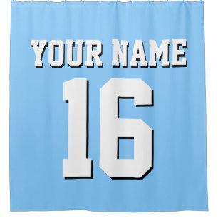 Sky Blue White Sports Jersey Team Jersey