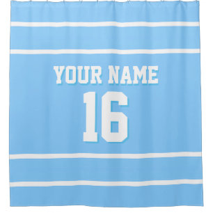 Sky Blue White Stripes Sports Jersey