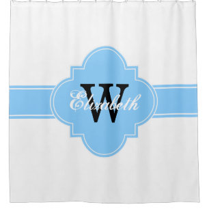 Sky Blue Wht Moroccan #5 Chevron 1IQRN