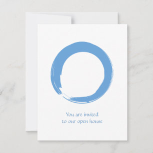 Sky Blue Zen Symbol Invitation