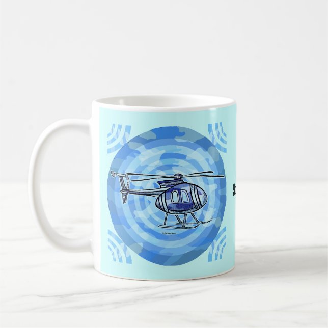 Sky Chopper Helicopter mug (Left)
