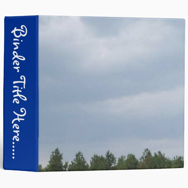 Sky & Clouds - 2" Binder (Front/Spine)