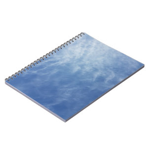 Sky, clouds, blue, white, blue and white, blue sky notebook