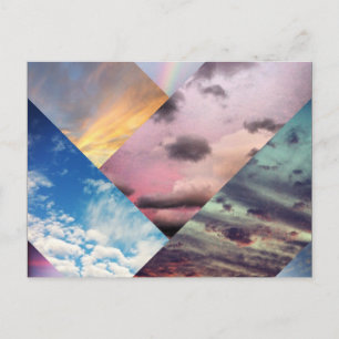 Sky Collage Postcard