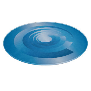 sky colours spinning cutting board