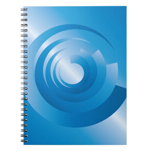 sky colours spinning notebook (Front)