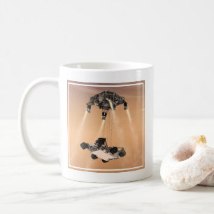 Sky Crane Manoeuvre During Curiosity's Mars Descen Coffee Mug