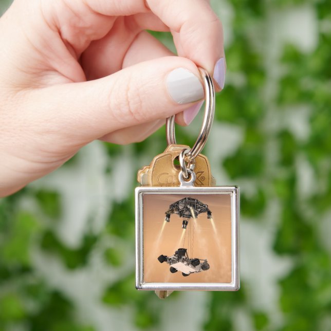 Sky Crane Manoeuvre During Curiosity's Mars Descen Keychain (Hand)