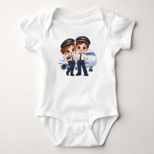 Sky Crew Duo Baby Bodysuit