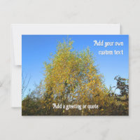Sky Dancing Autumn Leaves - Personalized
