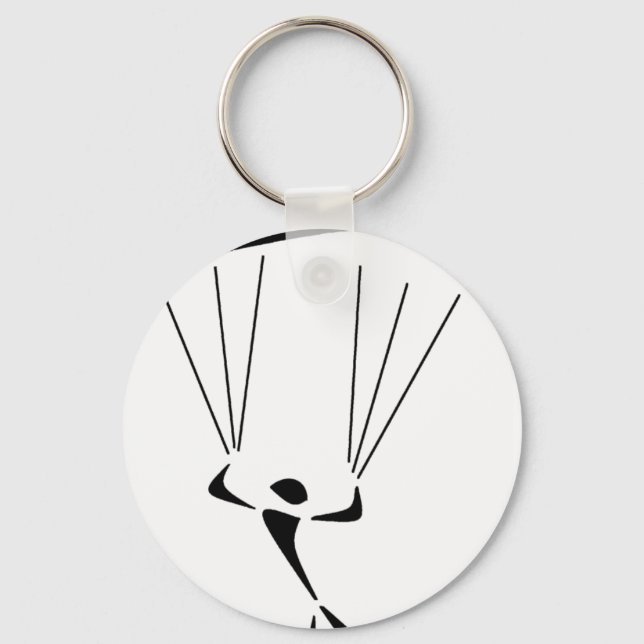 SKY DIVE PINK KEYCHAIN (Front)