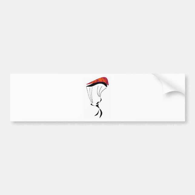 SKY DIVE PRESS BUMPER STICKER (Front)