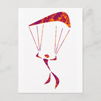 SKY DIVE TERRAIN POSTCARD