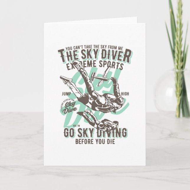 Sky Diver Card (Front)