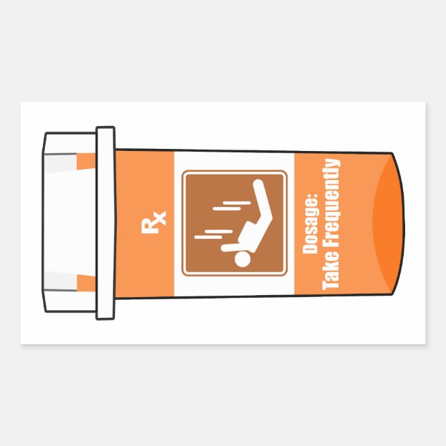 Sky Diving Is My Drug Sticker (Front)