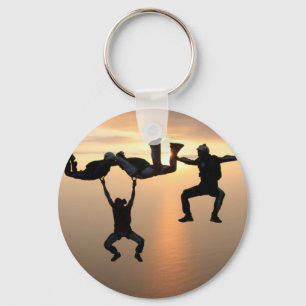 Sky Diving Keychain