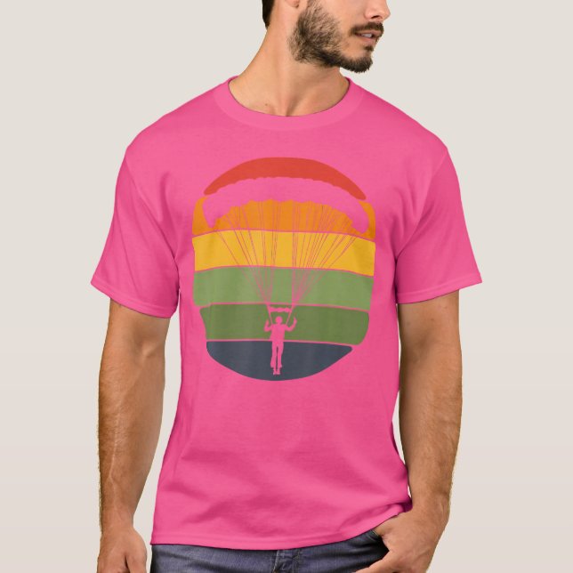 Sky Diving Skydive Parachuting T-Shirt (Front)