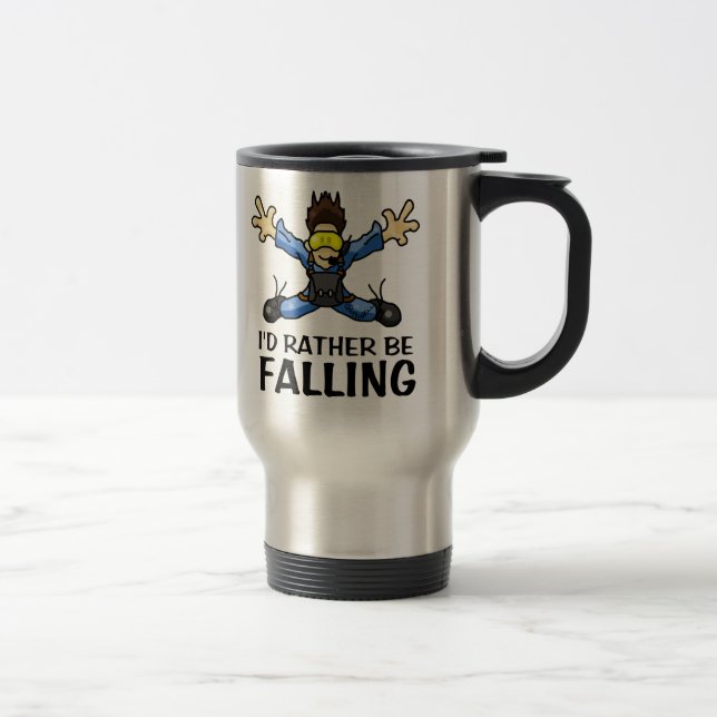 Sky Diving Travel Mug (Right)