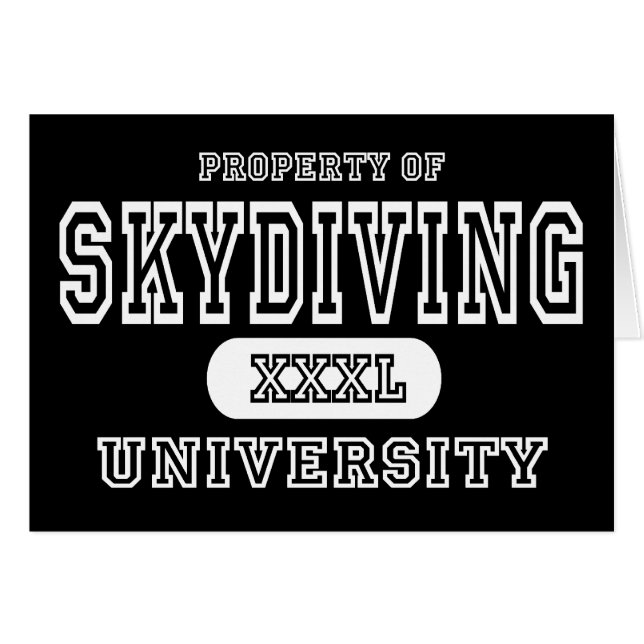 Sky Diving University Dark (Front Horizontal)