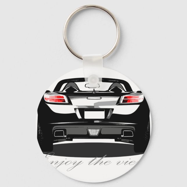 Sky "Enjoytheview." Keychain (Front)
