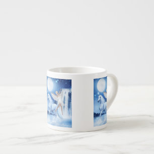 Sky Faerie Asparas and Unicorn Espresso Cup