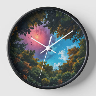 Sky fall Wall Clock