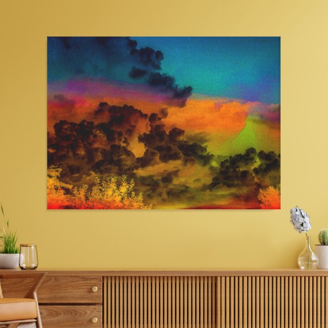 Sky Fantasy Canvas Print (Insitu(LivingRoom))