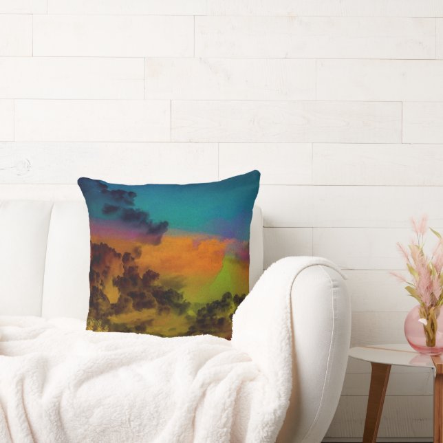 Sky Fantasy Throw Pillow (Couch)