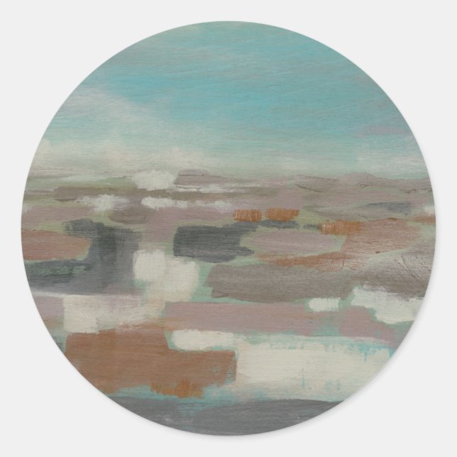 Sky Field II Classic Round Sticker (Front)