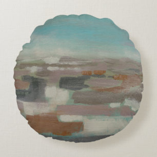 Sky Field II Round Pillow