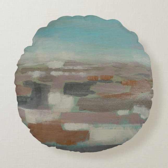 Sky Field II Round Pillow (Front)