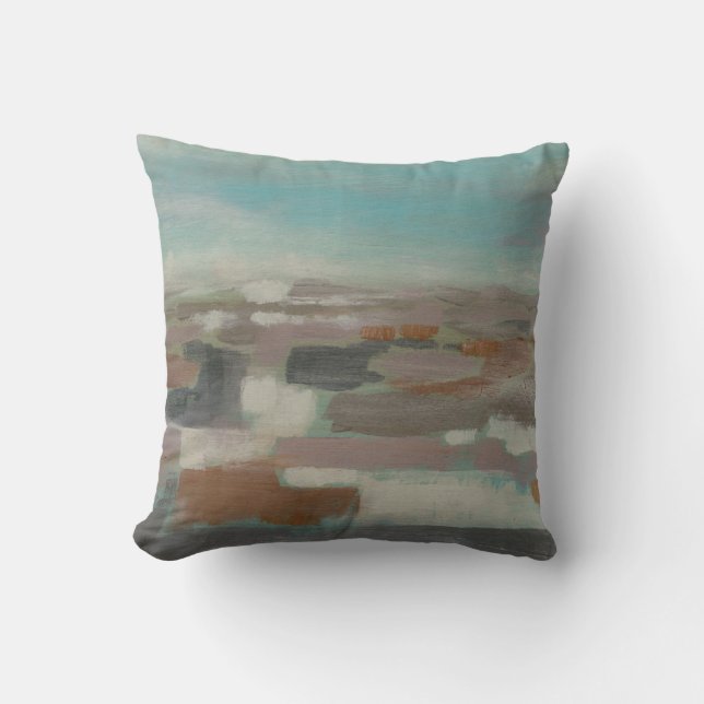 Sky Field II Throw Pillow (Front)