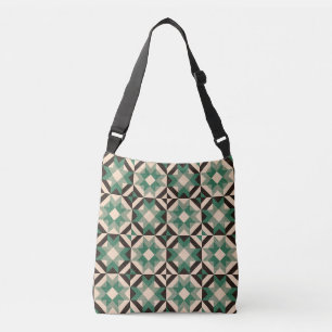 Sky full of stars - Geometric green Crossbody Bag