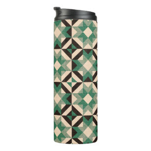 Sky full of stars - Geometric green Thermal Tumbler