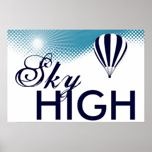 sky high ballooning poster