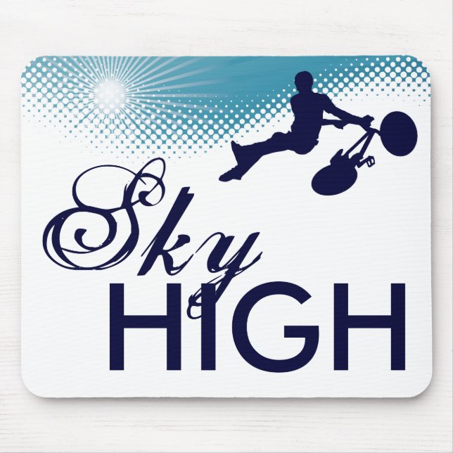 sky high cycles mouse pad (Front)
