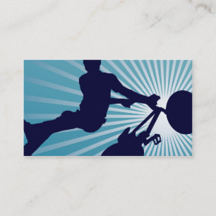 sky high cycling business card