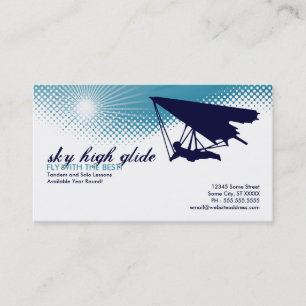 sky high glide business card