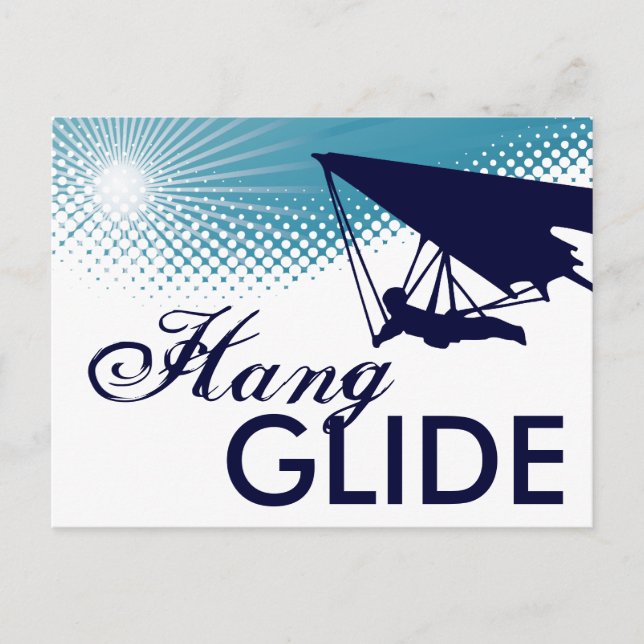 sky high hang glide postcard (Front)