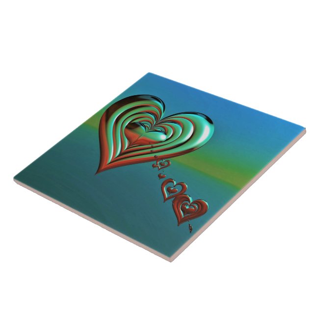Sky High Hearts Tile (Side)