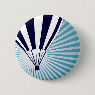 sky high hot air balloon 2 inch round button