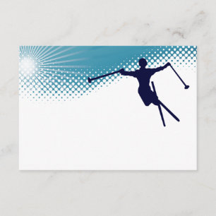 sky high ski invitation